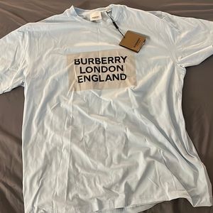 Burberry Logo Print Tshirt Oversize